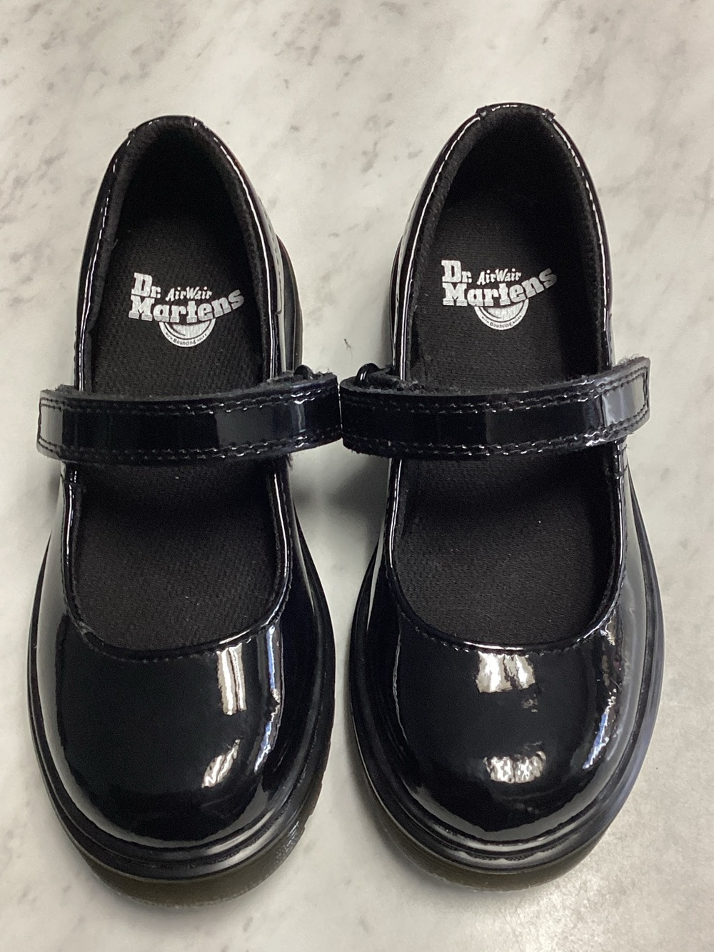 Dr. Martens Kids Black Patent Mary Jane Shoes NWT